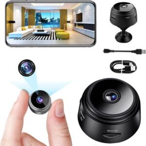Mini cámara de seguridad con wifi, sensor y visión nocturna