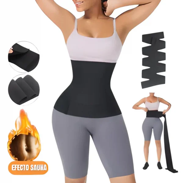 cinturilla enrollable reloj de arena fajas simone body wear 422196886