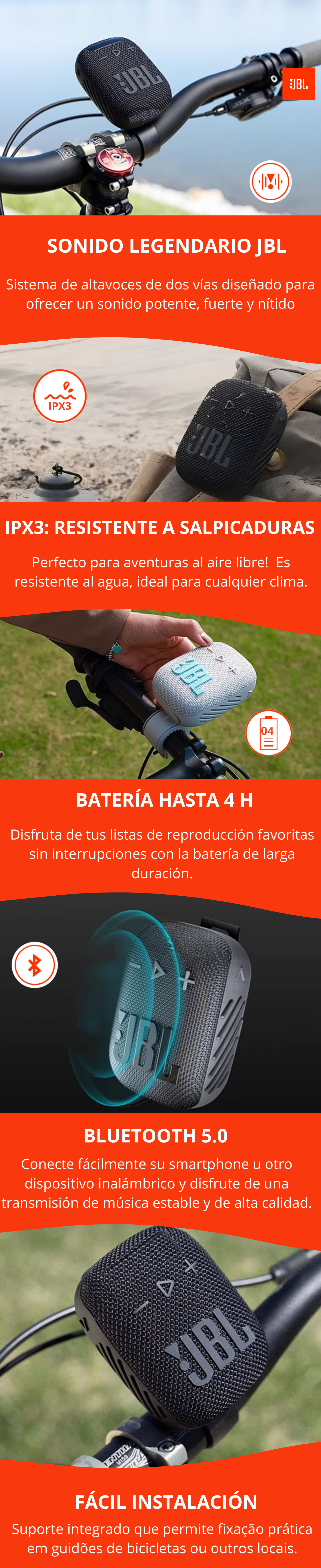 Sistema de altavoces de dos vias disenado para ofrecer un sonido potente fuerte y nitido