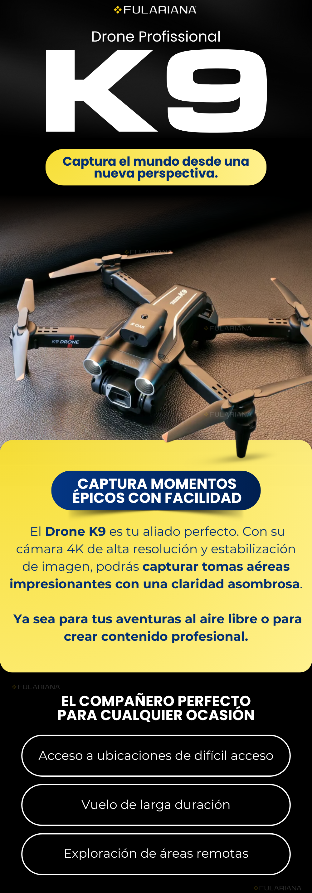 1 LP DRONE K9 CAMERA HD VICENTE
