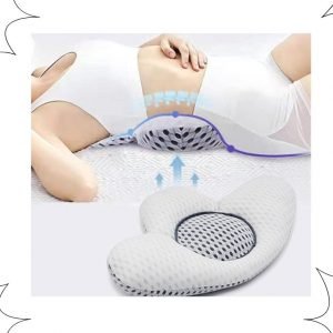 Almohada ortopédica con respaldo.
