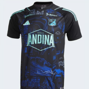Camiseta Millonarios Negra Ocenanos